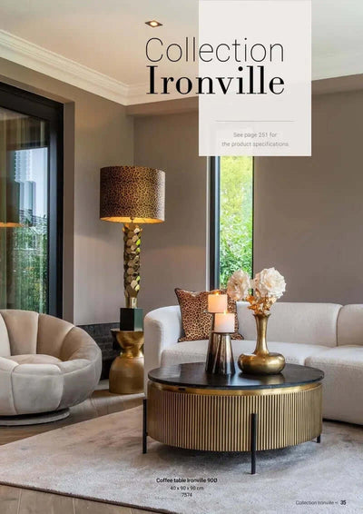 Coffee table from the Ironville Collection by Richmond Interiors