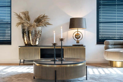 Gold & Black Marble Furniture - Ironville Collection - Richmond Interiors