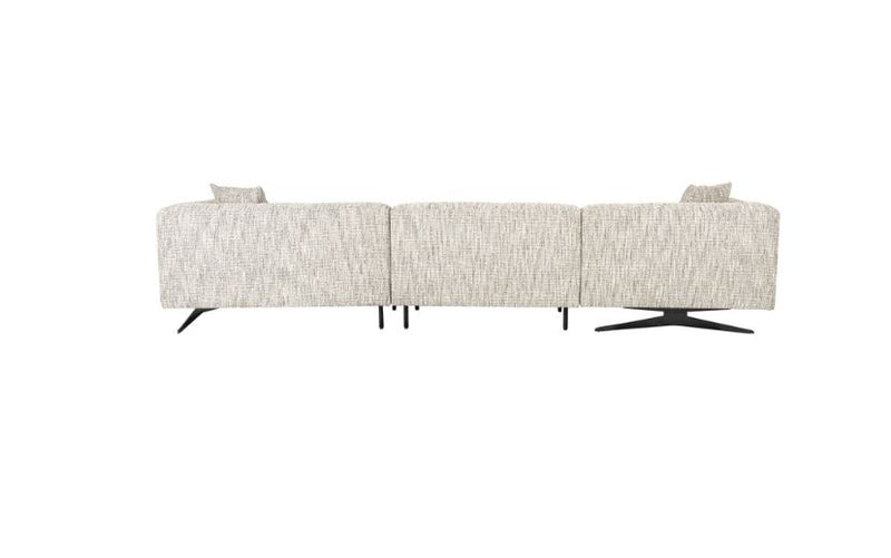 Richmond Interiors Sofa Hoxton 3-Sitzer + Lounge links (Be Trendy 01 Nature)