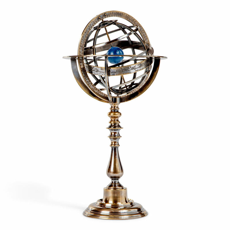 Authentic Models Armillarsphäre Bronze, Armillary Dial, Messing, Chrome, GL052-www.Stil-Ambiente.de-AUM0GL052