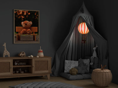 Authentic Models Balloon Jules Verne LED, True Red L-www.Stil-Ambiente.de-AP168IR