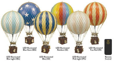 Authentic Models Balloon Jules Verne LED, True Red L-www.Stil-Ambiente.de-AP168IR