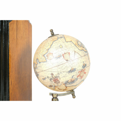 Authentic Models Buchstützen Globe, Buchenden, Walnuss-Holz, Metall, GL009F-www.Stil-Ambiente.de-AUM0GL009F