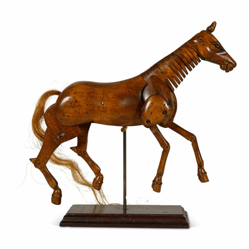 Authentic Models Dekofigur Artist Horse, posierbare Pferdefigur, Dekoration, Pferd, Holz / Messing, MG003F-www.Stil-Ambiente.de-AUM0MG003F