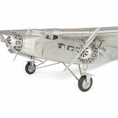 Authentic Models Flugzeugmodell Ford Trimotor, Schreibtischdeko, Kunststoff, Metall, Holz, AP452-www.Stil-Ambiente.de-AUM0AP452