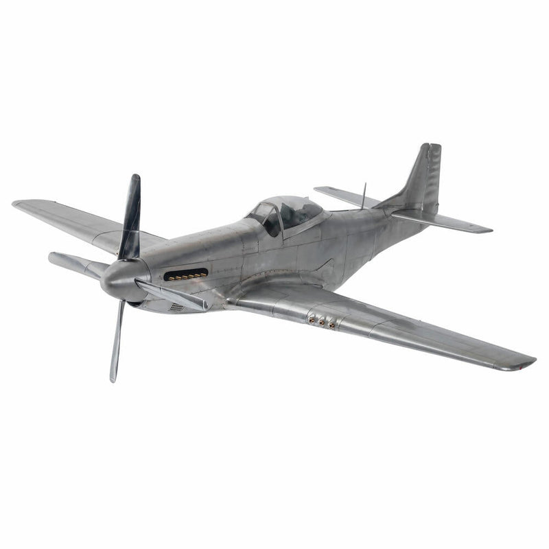 Authentic Models Flugzeugmodell WWII Mustang, Schreibtischdeko, Kunststoff / Metall / Holz, AP459-www.Stil-Ambiente.de-AUM0AP459