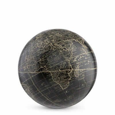 Authentic Models Globus Vaugondy Sphere Black 14 cm, Weltkugel, Kunststoff, Papier, GL211-www.Stil-Ambiente.de-AUM0GL211