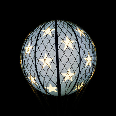 Authentic Models Hängedekoration Travels Light LED Blue Stars, Ballon, Nachtlicht, Kunststoff / Papier, AP161IBS-www.Stil-Ambiente.de-AUM0AP161IBS