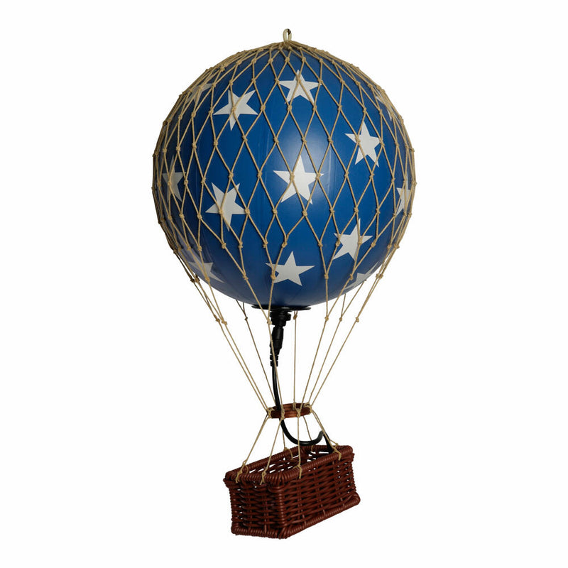 Authentic Models Hängedekoration Travels Light LED Blue Stars, Ballon, Nachtlicht, Kunststoff / Papier, AP161IBS-www.Stil-Ambiente.de-AUM0AP161IBS