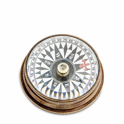 Authentic Models Kompass Eye Compass Small, Taschenkompass, Messing / Glas, CO034-www.Stil-Ambiente.de-AUM0CO034