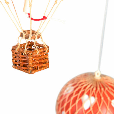 Authentic Models Mobile Flying the Skies Herzen Rot, Hängedekoration, Ballon, Rattan / Papier / Kunststoff, AP134-www.Stil-Ambiente.de-AUM0AP134