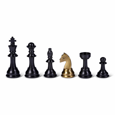 Authentic Models Schach Chess Set Metal, Schachspiel, Brettspiel, Messing, GR033-www.Stil-Ambiente.de-AUM0GR033