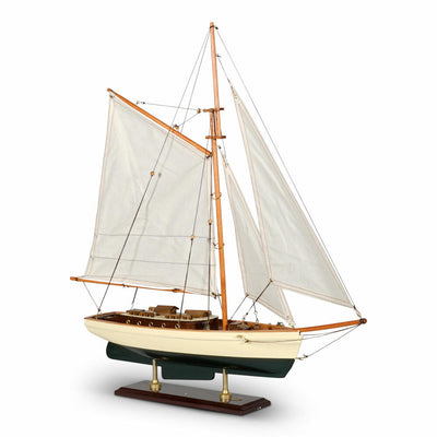 Authentic Models Schiffsmodell 1930 Classic Yacht Small, Schreibtischdeko, Holz, Baumwolle, AS134-www.Stil-Ambiente.de-AUM0AS134