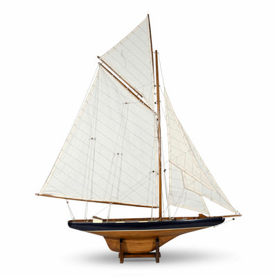 Authentic Models Schiffsmodell Americas Cup Columbia 1901 Small, Segelschiff, Dekoration, Holz / Baumwolle, AS108F-www.Stil-Ambiente.de-AUM0AS108F