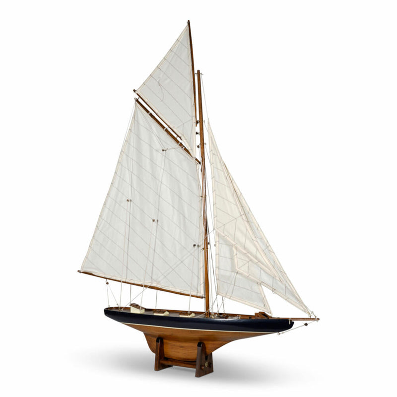 Authentic Models Schiffsmodell Americas Cup Columbia 1901 Small, Segelschiff, Dekoration, Holz / Baumwolle, AS108F-www.Stil-Ambiente.de-AUM0AS108F