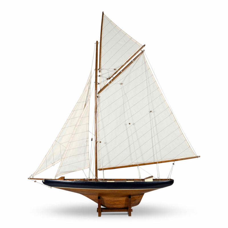 Authentic Models Schiffsmodell Americas Cup Columbia 1901 Small, Segelschiff, Dekoration, Holz / Baumwolle, AS108F-www.Stil-Ambiente.de-AUM0AS108F