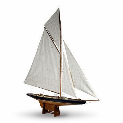 Authentic Models Schiffsmodell Americas Cup Columbia Large, Segelschiff, Dekoration, Holz / Baumwolle, AS075F-www.Stil-Ambiente.de-AUM0AS075F