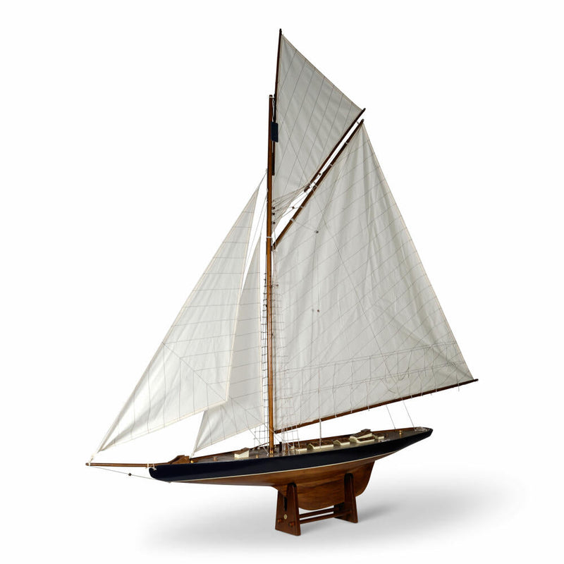 Authentic Models Schiffsmodell Americas Cup Columbia Large, Segelschiff, Dekoration, Holz / Baumwolle, AS075F-www.Stil-Ambiente.de-AUM0AS075F