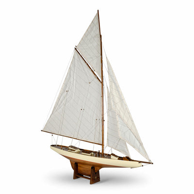 Authentic Models Schiffsmodell Americas Cup Columbia Medium, Segelschiff, Dekoration, Holz / Baumwolle, AS076F-www.Stil-Ambiente.de-AUM0AS076F