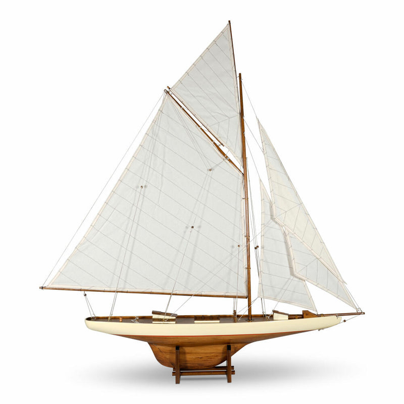 Authentic Models Schiffsmodell Americas Cup Columbia Medium, Segelschiff, Dekoration, Holz / Baumwolle, AS076F-www.Stil-Ambiente.de-AUM0AS076F