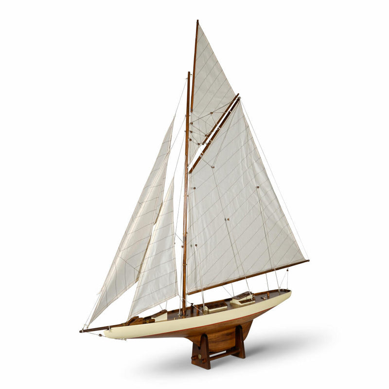 Authentic Models Schiffsmodell Americas Cup Columbia Medium, Segelschiff, Dekoration, Holz / Baumwolle, AS076F-www.Stil-Ambiente.de-AUM0AS076F