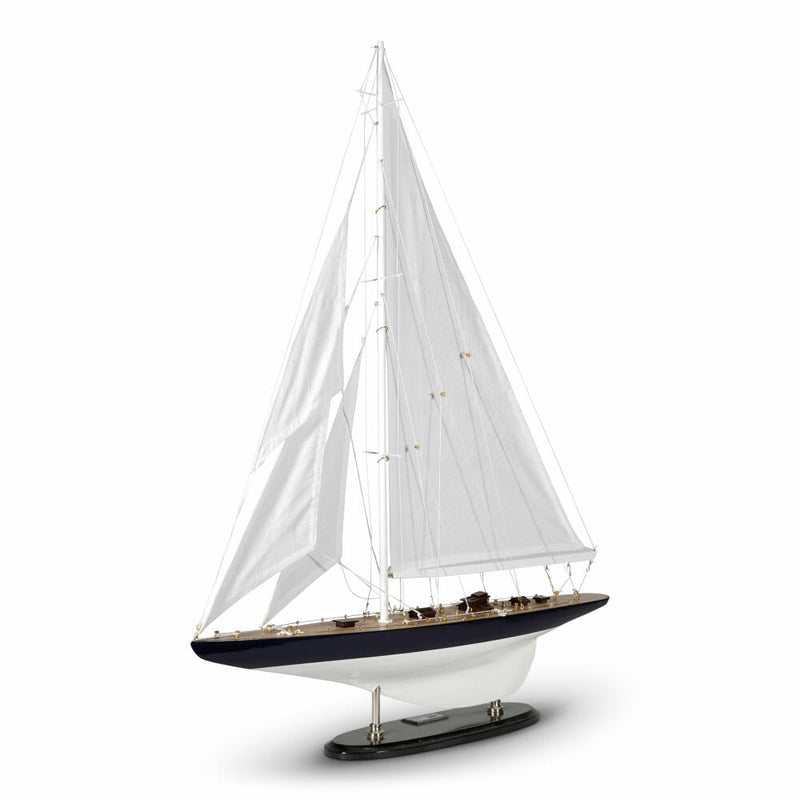 Authentic Models Schiffsmodell J-Yacht Rainbow 1934, Segelschiff, Dekoration, Holz / Baumwolle, AS152-www.Stil-Ambiente.de-AUM0AS152