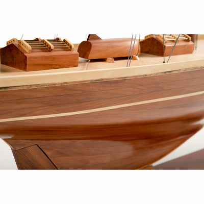 Authentic Models Schiffsmodell Shamrock Yacht Wood, Segelschiff, Dekoration, Zedernholz, AS157-www.Stil-Ambiente.de-AUM0AS157