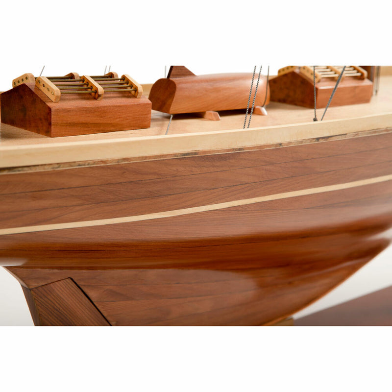 Authentic Models Schiffsmodell Shamrock Yacht Wood, Segelschiff, Dekoration, Zedernholz, AS157-www.Stil-Ambiente.de-AUM0AS157