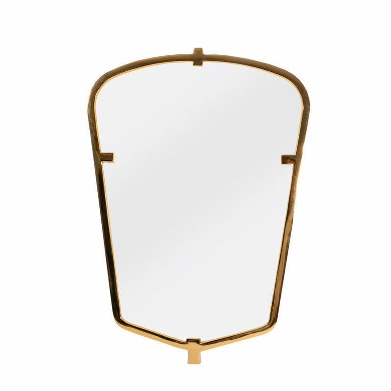 Authentic Models Spiegel, Art Deco Mirror, Wandspiegel, Aluminium, 70 x 49.5 cm, AC195-www.Stil-Ambiente.de-AUM0AC195