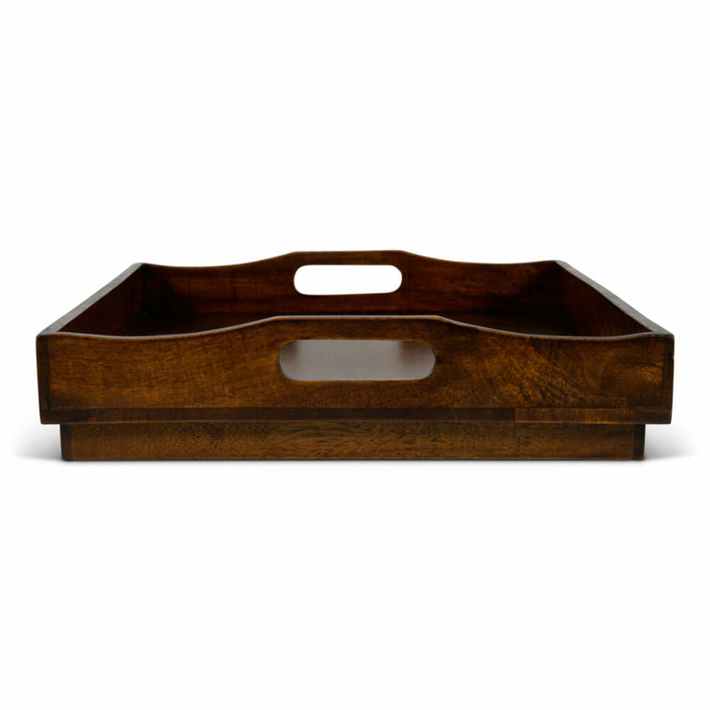 Authentic Models Stateroom End Table Tray, mit Füßen, Serviertablett, Tablett, Holz, FF109-www.Stil-Ambiente.de-AUM0FF109