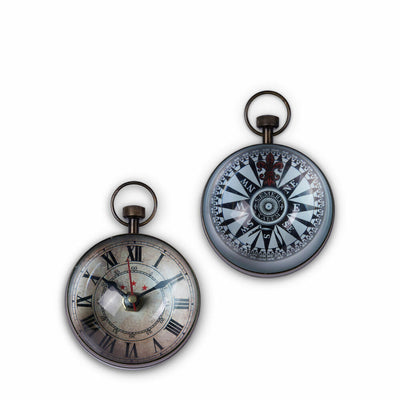 Authentic Models Taschenuhr Eye of Time Brass, Uhr, Deko-Objekt, Messing / Glas, SC063B-www.Stil-Ambiente.de-AUM0SC063B