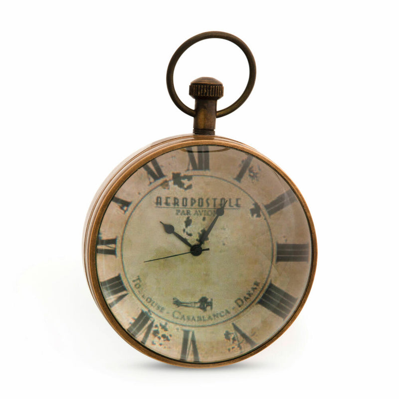 Authentic Models Taschenuhr Eye of Time Library, Deko-Objekt, Messing, Glas, SC052-www.Stil-Ambiente.de-AUM0SC052