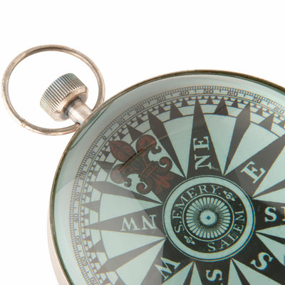 Authentic Models Taschenuhr Eye of Time Silver, Uhr, Deko-Objekt, Messing / Glas, SC063-www.Stil-Ambiente.de-AUM0SC063