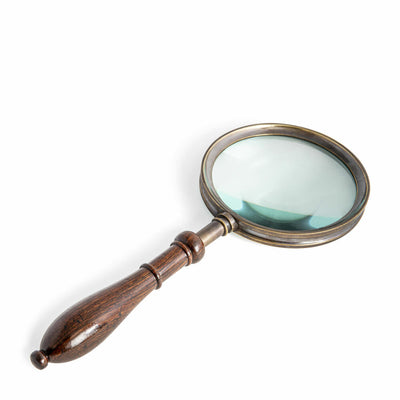 Authentic Models Vergrößerungsglas, Regency Magnifier, Lupe, Holz / Messing / Glas, Schwarz, AC109-www.Stil-Ambiente.de-AUM0AC109