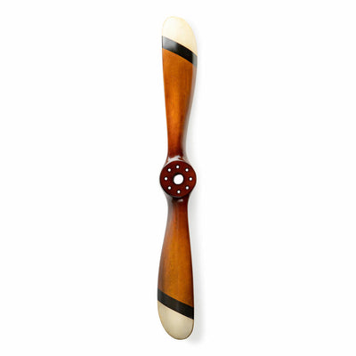 Authentic Models Wanddeko Propeller Small Black Ivory, Flugzeugpropeller, Holz, AP144-www.Stil-Ambiente.de-AUM0AP144