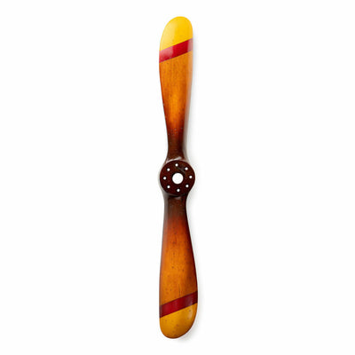 Authentic Models Wanddeko Propeller Small Rot Gold, Flugzeugpropeller, Holz, AP143-www.Stil-Ambiente.de-AUM0AP143