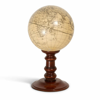 Authentic Models Wooden Globe Stand Short, Ständer für Globus, Halterung, Holz, GL079-www.Stil-Ambiente.de-AUM0GL079