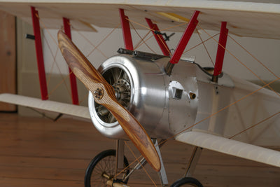 Authentieke modellen Sopwith Camel, transparant, 2,5 m vliegtuigmodel