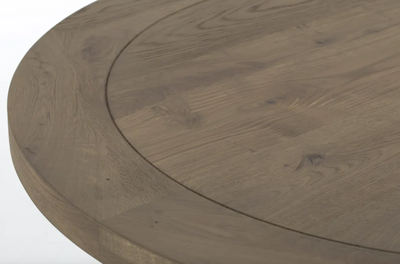 Flamant Table de salle à manger FORINO, chêne vieilli, 110 cm