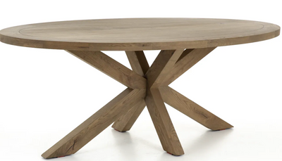 Flamant Table de salle à manger FORINO, chêne vieilli, 210 cm, modèle 2