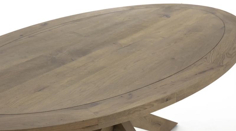 Flamant Table de salle à manger FORINO, chêne vieilli, 210 cm, modèle 2