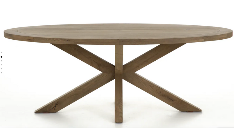 Flamant Table Forino, Oak Overded, 264 cm, Μοντέλο 2