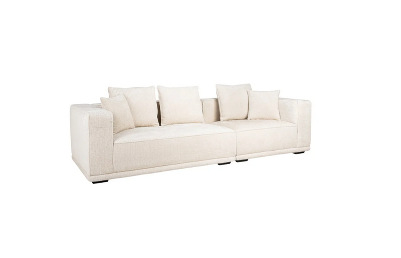 Richmond Interiors Soffa Lusso 3-sits beige chenille