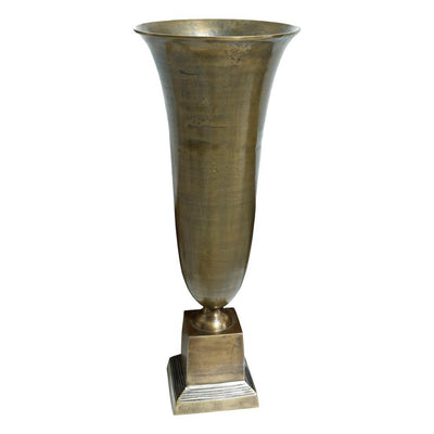 Daymen Bronze aluminium vase on base round L-8720014410450-www.Stil-Ambiente.de-702560