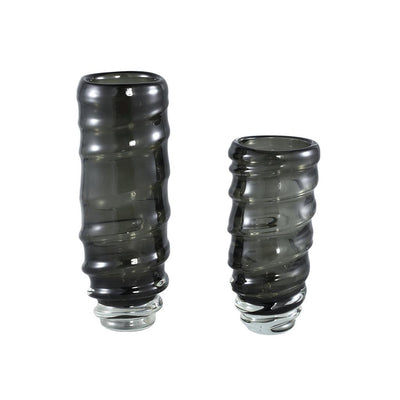 Ptmd Diana Green big glass vase ribbed high round L-8720014591814-www.Stil-Ambiente.de-708613