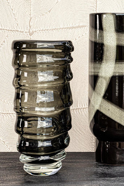 Ptmd Diana Green big glass vase ribbed high round L-8720014591814-www.Stil-Ambiente.de-708613