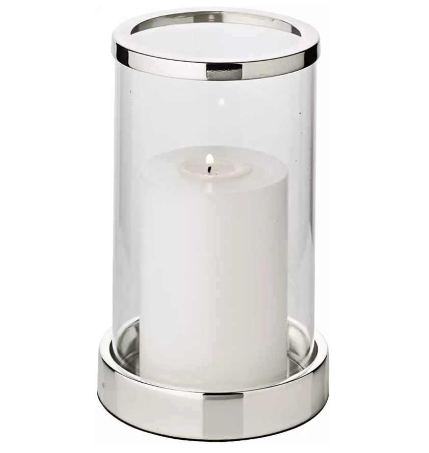 Edzard lantern Sanremo (height 20 cm), elegant silver plated