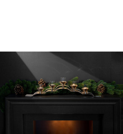 Fink Living Nuvola Adventskranz Kerzenpyramide 25cm-4042911430640-Stil-Ambiente-4042911430640