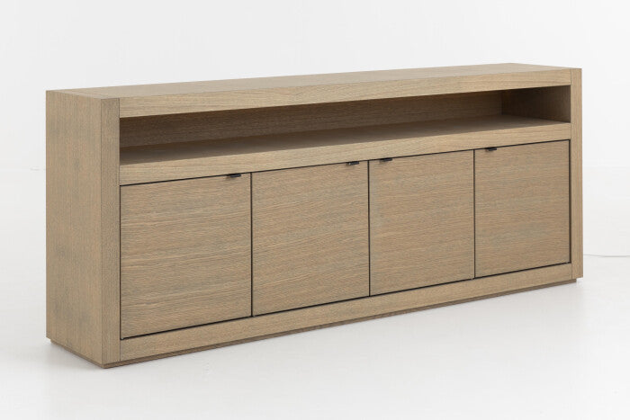 Flamant BJORN, sideboard, weathered oak, 4 doors, with dimmable LED lights-www.Stil-Ambiente.de-0100300203