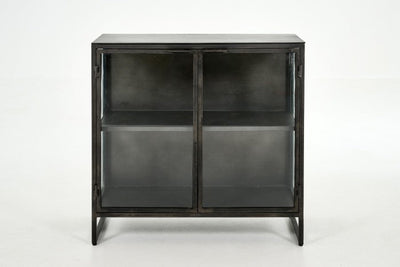 Flamant LAURANCE, Buffetschrank, schwarz, Metall, 2 Türen-www.Stil-Ambiente.de-0100300200